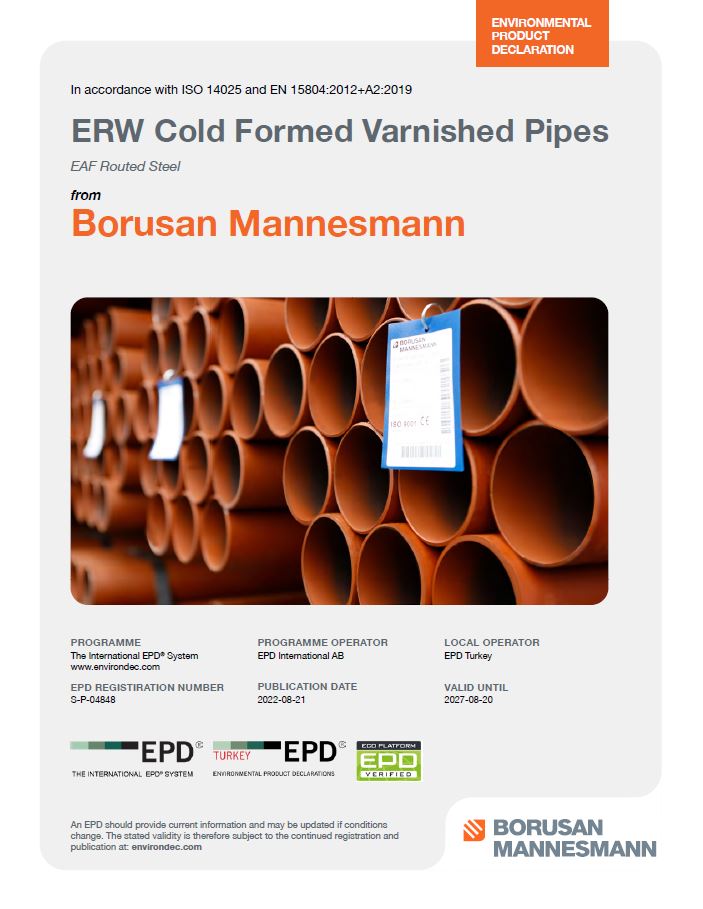 ERW Cold Formed Varnished Pipes