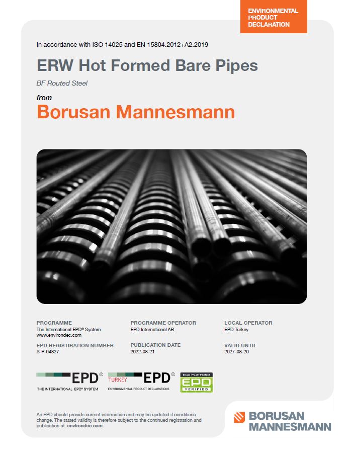 ERW Hot Formed Bare Pipes