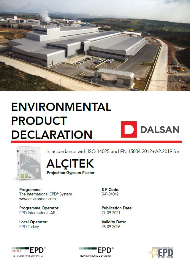 ALÇITEK – Projection Gypsum Plaster