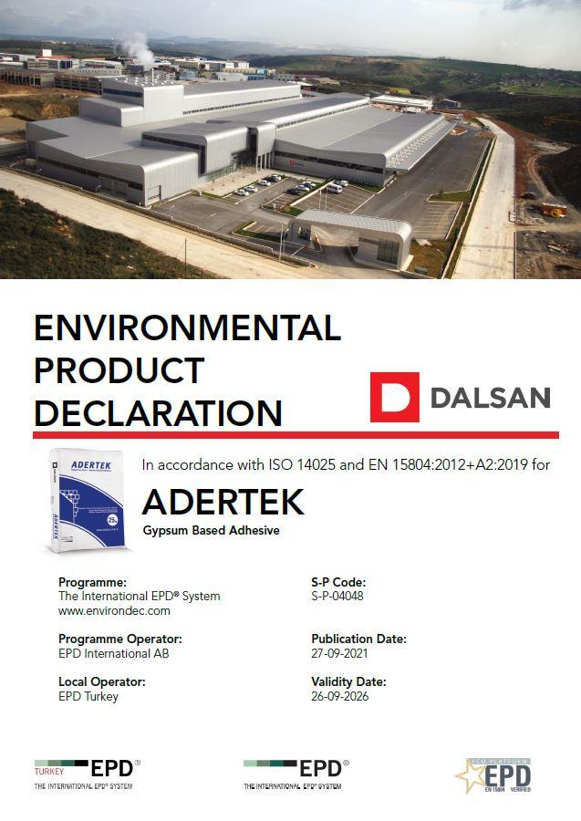 ADERTEK-Yapıştırma Alçısı