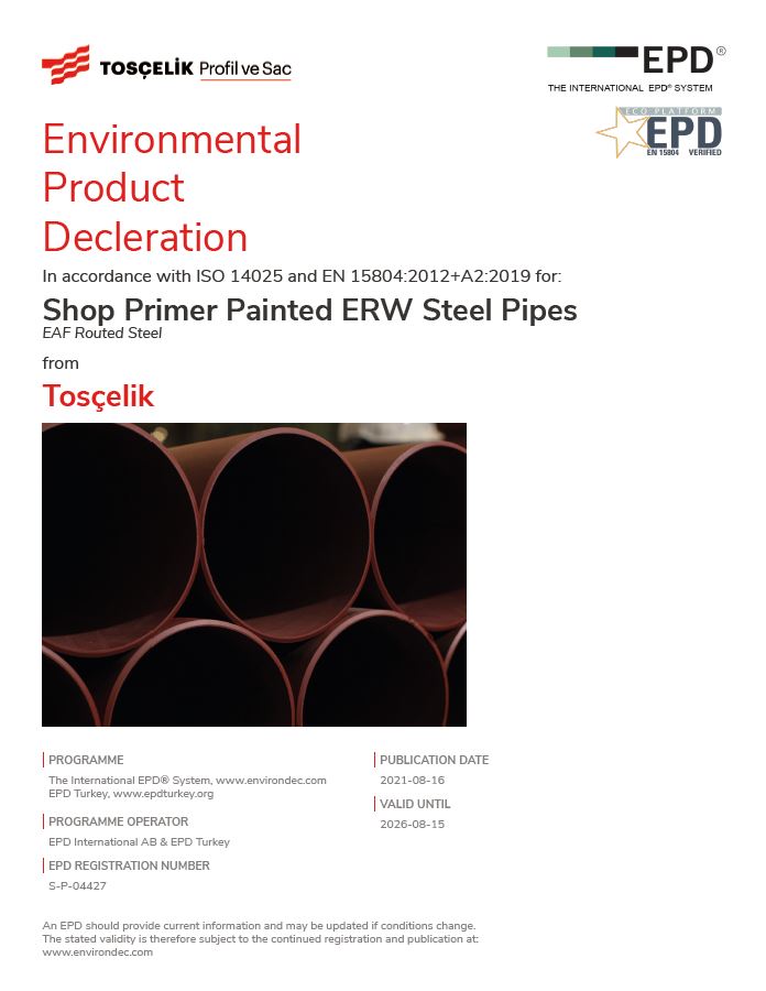 Shop Primer Painted ERW Steel Pipes