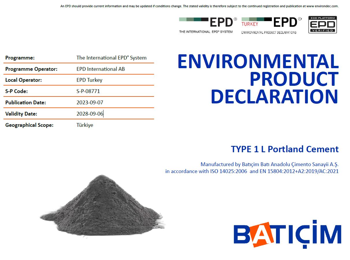 TYPE 1 L Portland Cement