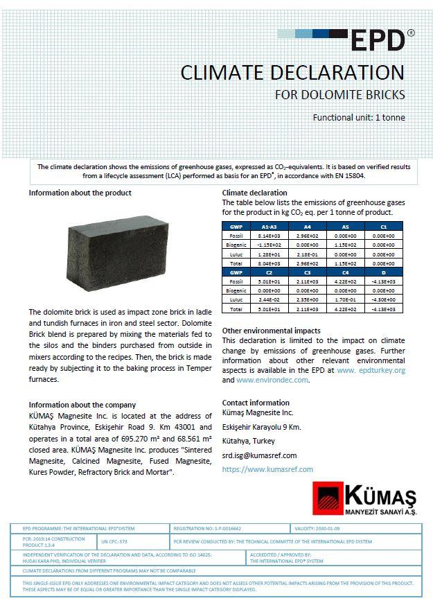 DOLOMITE BRICKS
