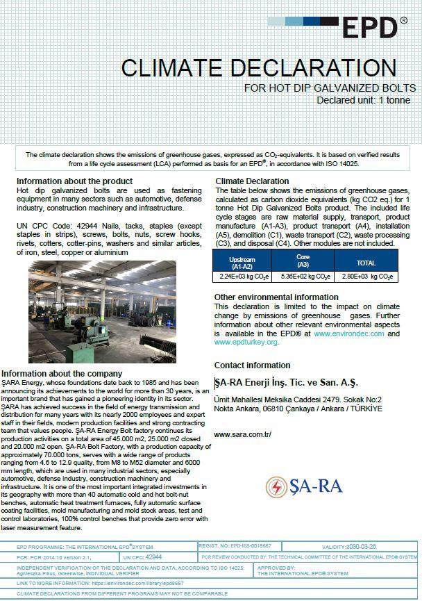 ŞA-RA Enerji İnşaat Tic. ve San. A.Ş.