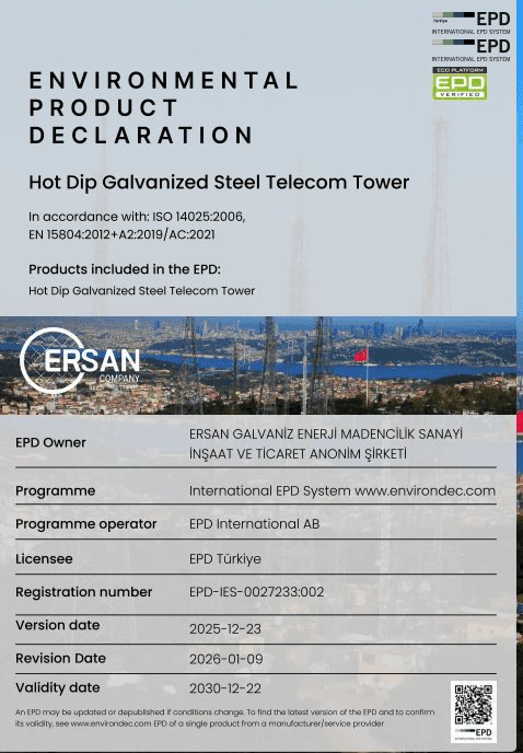 Ersan Galvaniz Enerji Madencilik Sanayi İnşaat ve Ticaret A.Ş.