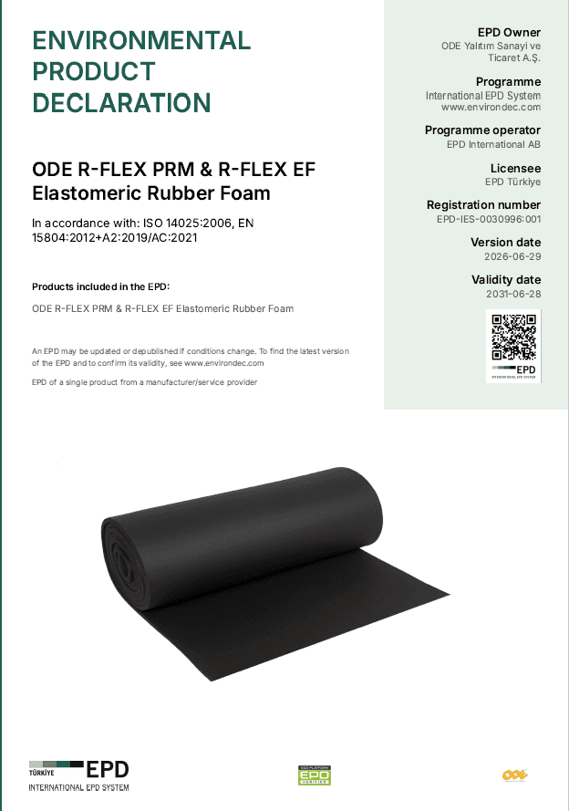 ODE R-FLEX PRM & R-FLEX EF Elastomeric Rubber Foam