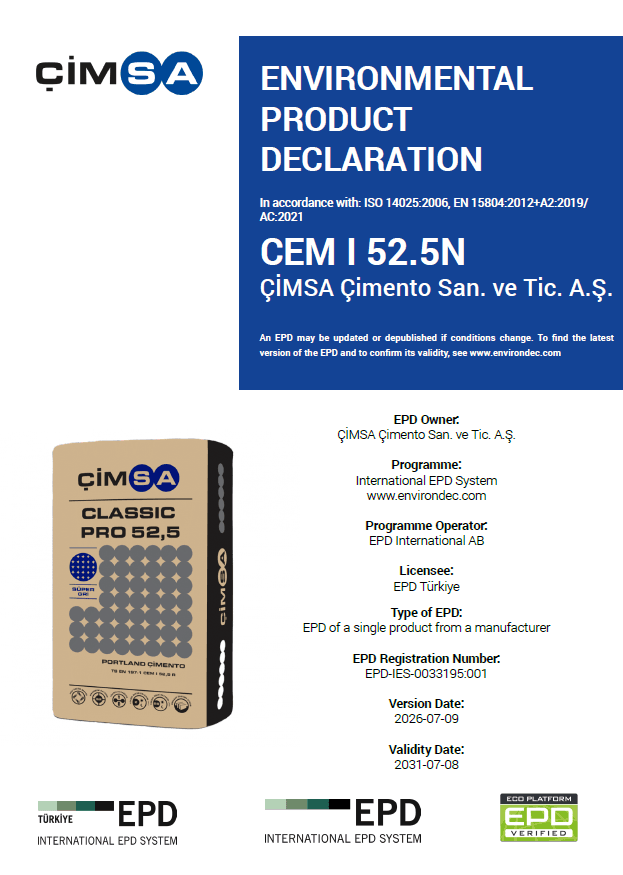 CEM I 52.5N (Eskişehir)