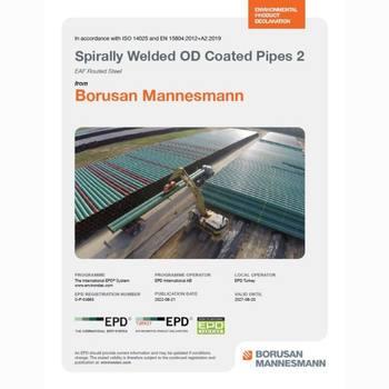 Spirally Welded OD Coated Pipes 2