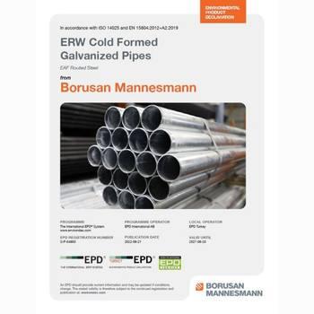 ERW Cold Formed Galvanized Pipes