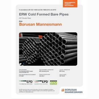 ERW Cold Formed Bare Pipes