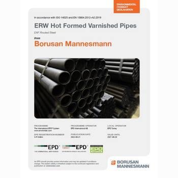 ERW Hot Formed Varnished Pipes