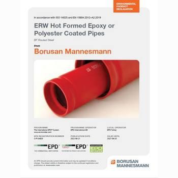 ERW Hot Formed Epoxy or Polyester Coated Pipes