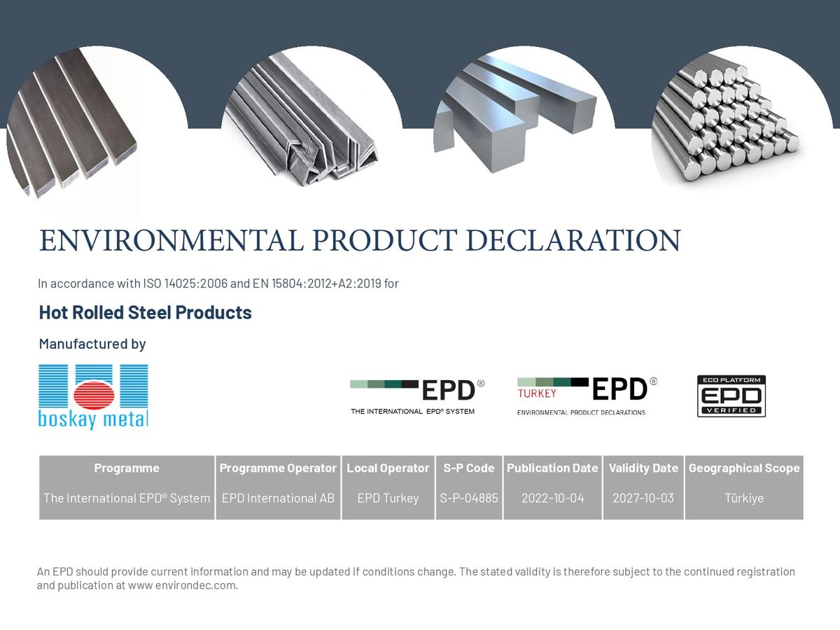 Sıcak Haddelenmiş Çelik Ürünleri
