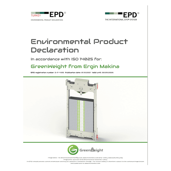 Asansörler için GreenWeight® Karşı Ağırlık