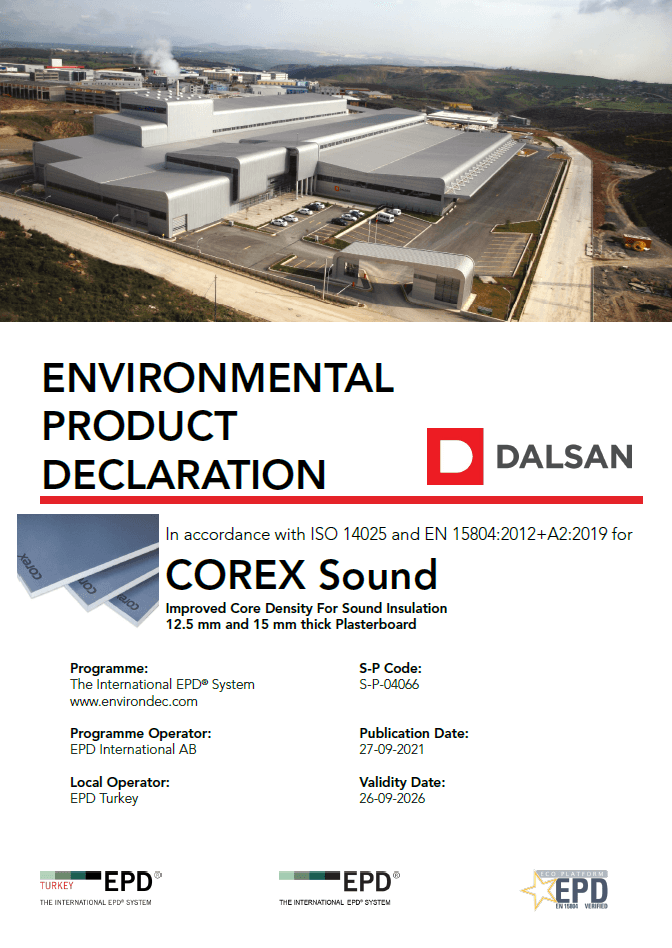 COREX Sound 12,5 mm Alçı Levha