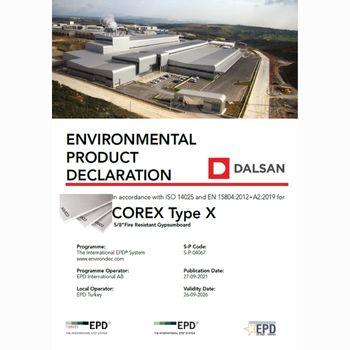 COREX Type X 5/8” Gypsumboard