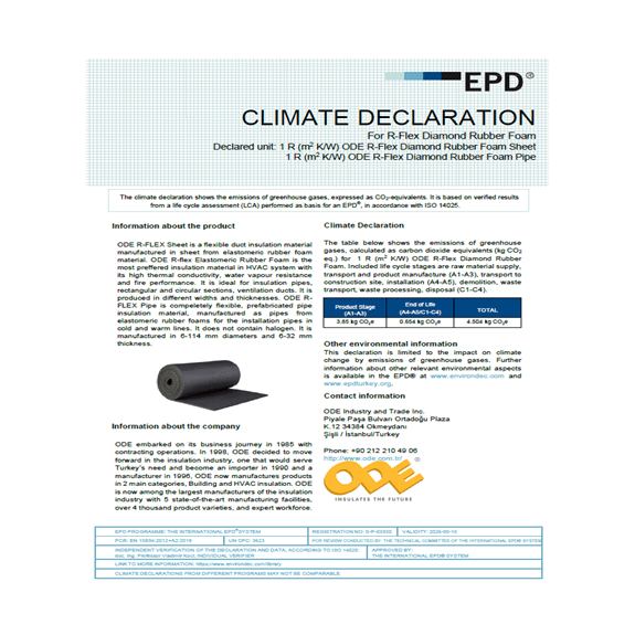 Diamond Kauçuk Köpük Yalıtım Malzemeleri