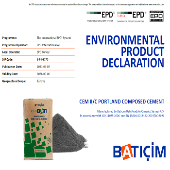 CEM II/C Portland Bileşimli Çimento