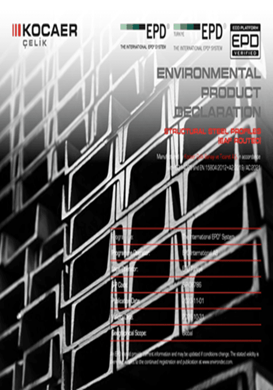 Yapısal Çelik Profiller EAF