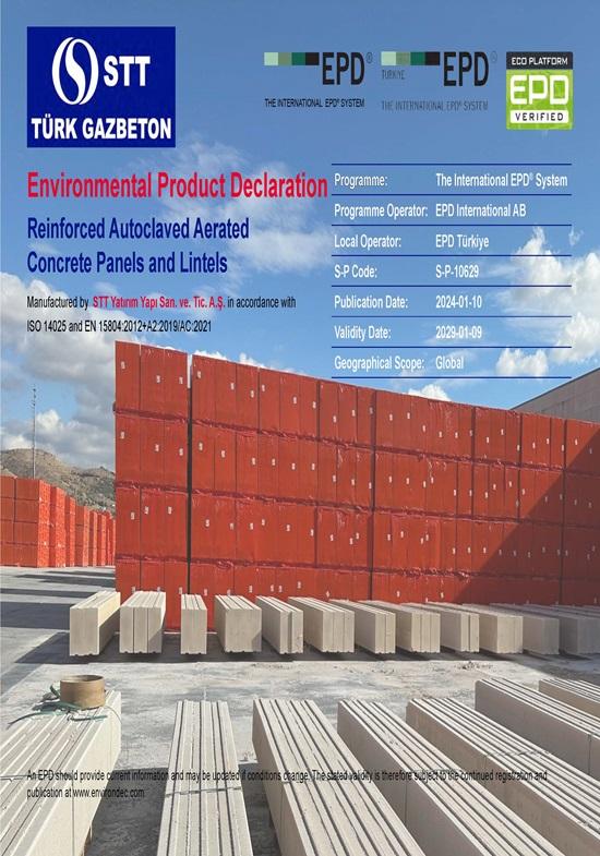 Takviyeli Otoklavlanmış Hafif Beton Paneller ve Kirişler