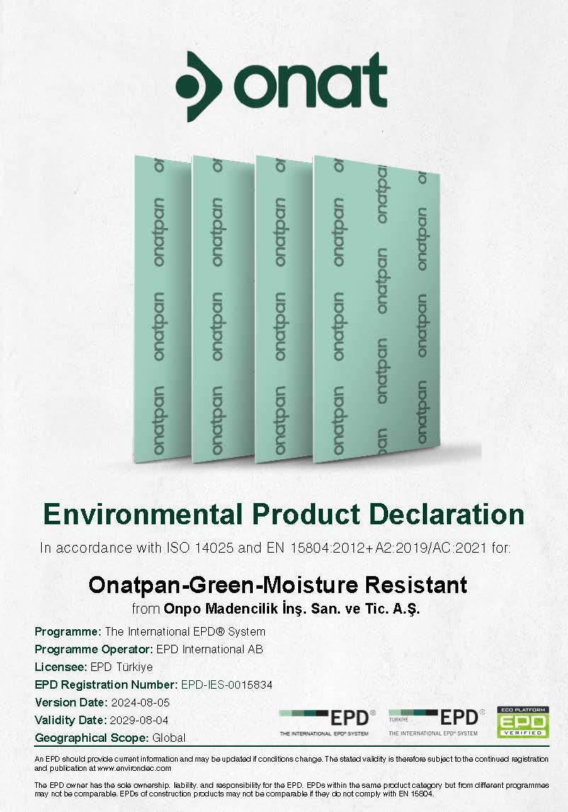 Onatpan-Green-Moisture Resistant