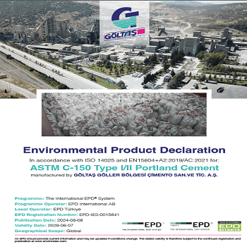 ASTM C-150 Type I/II Portland Cement