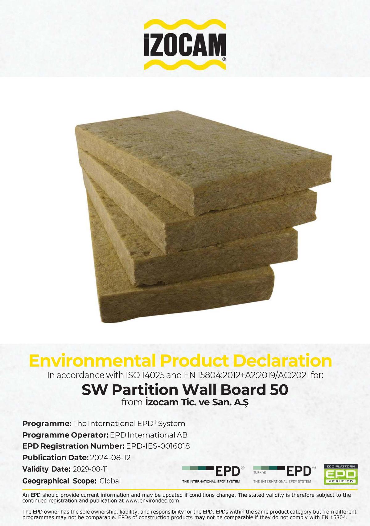 SW Partition Wall Board 50