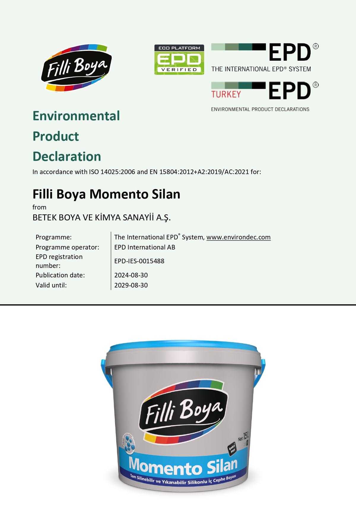 Filli Boya Momento Silan