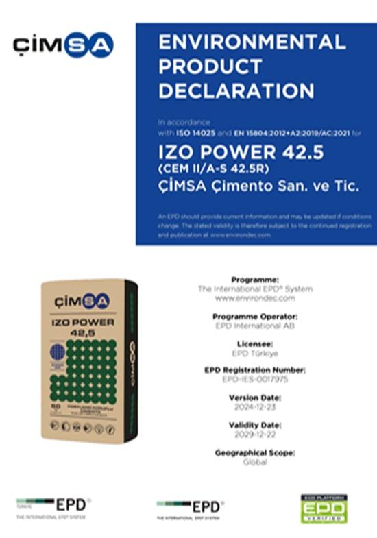 IZO POWER 42.5 (CEM II/A-S 42.5R)