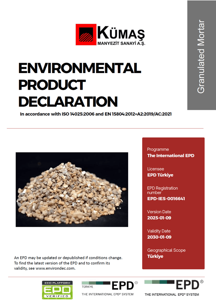 KÜMAŞ Manyezit Sanayi A.Ş. KÜMAŞ Manyezit Sanayi A.Ş.