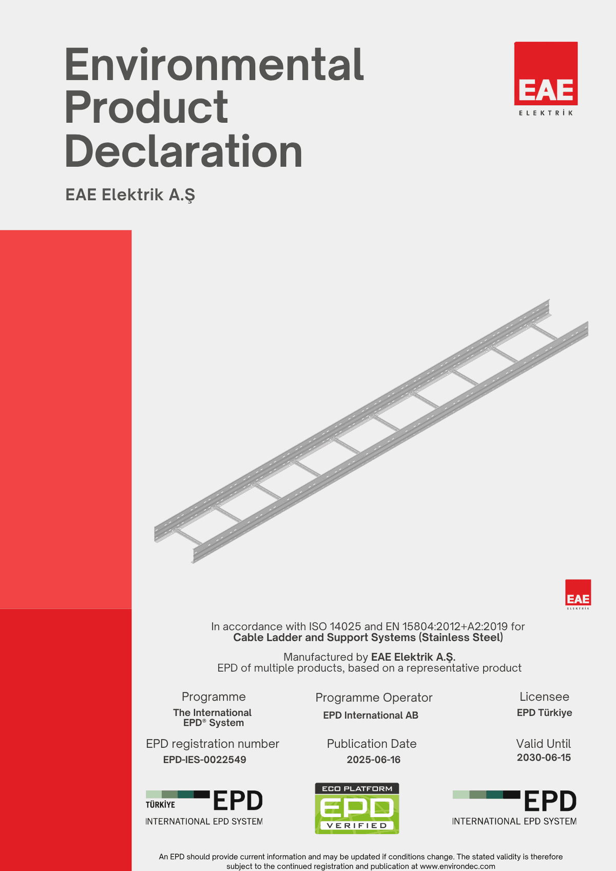 Cable Ladder and Support Systems (Stainless Steel)