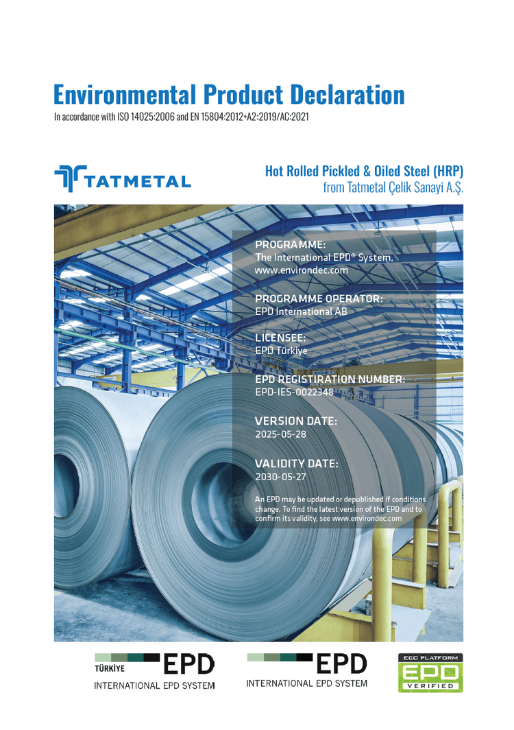 Tatmetal Çelik Sanayi ve Ticaret A.Ş. Tatmetal Çelik Sanayi ve Ticaret A.Ş.